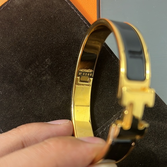 Authentic Hermes clic clac bracelet narrow - Picture 6 of 8